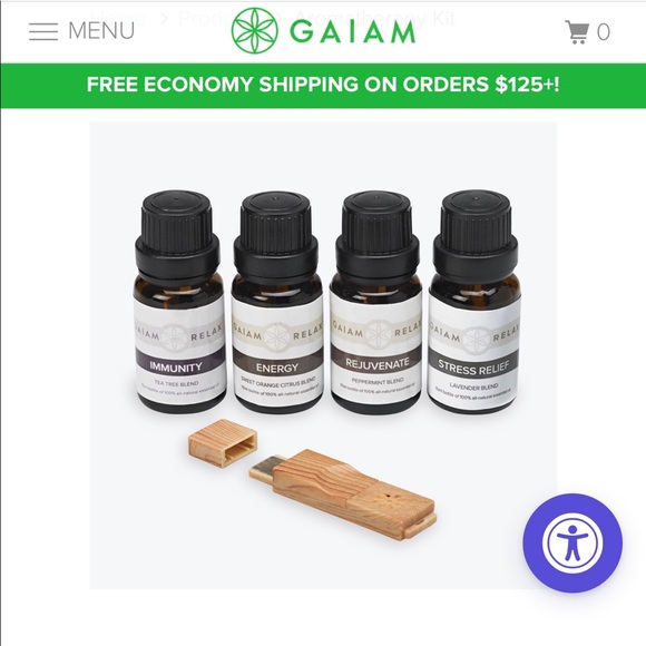 GAIAM Relax Aromatherapy Kit with USB diffuser - Picture 5 of 7